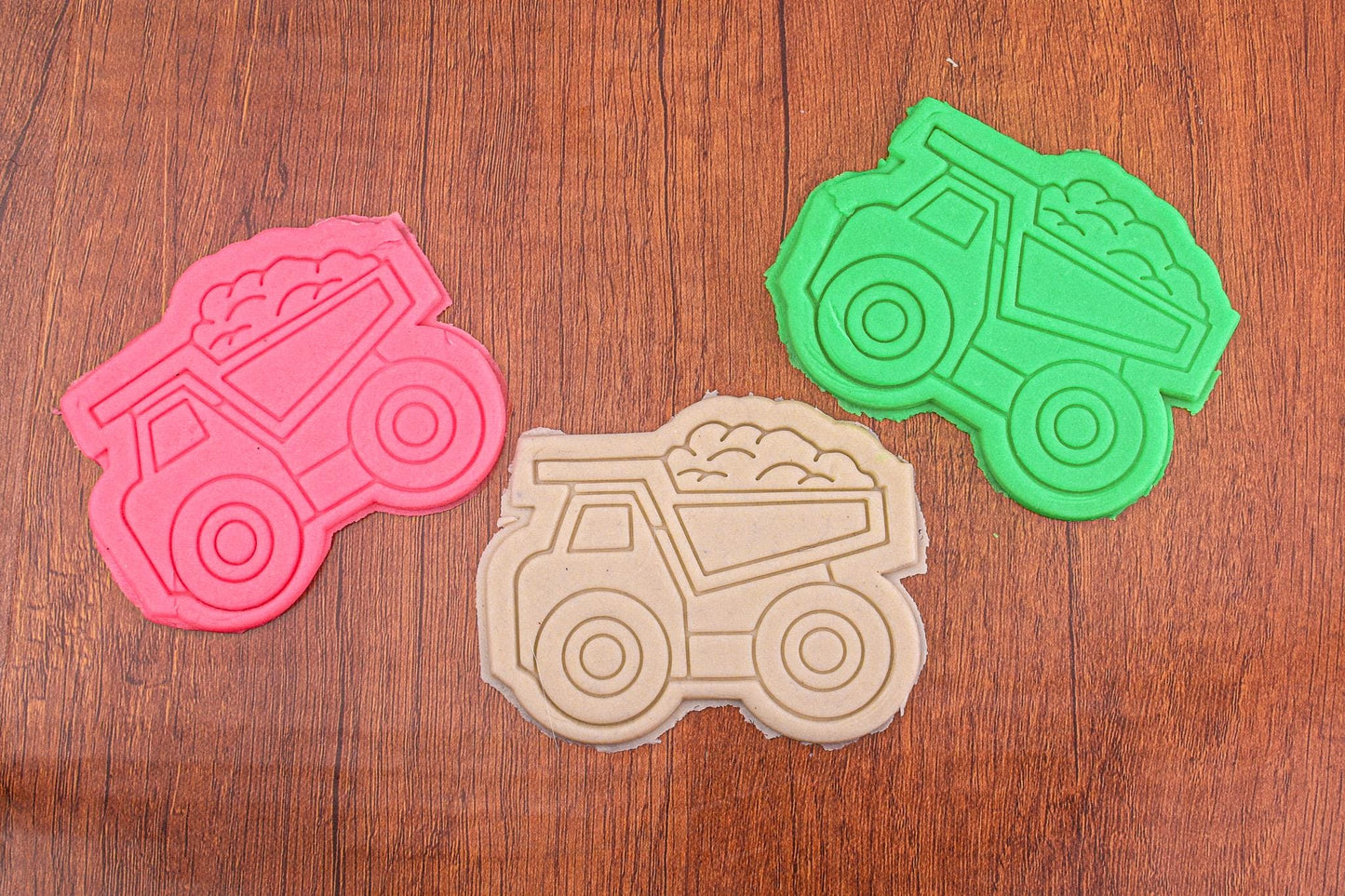 Emporte-pièce Camion à Benne - Découpe Biscuits Véhicule de Chantier, Accessoire Pâtisserie pour Anniversaires et Thèmes de Construction