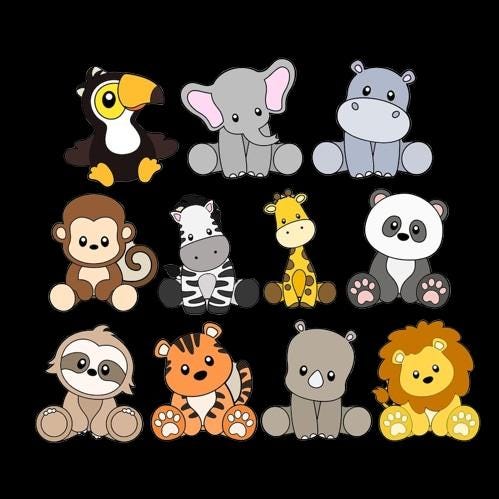 Emporte-pièce Animaux de la Forêt - Découpe Biscuits Thème Nature, Pâtisserie Créative, Cadeau pour Amateurs de Faune, Fête à Thème