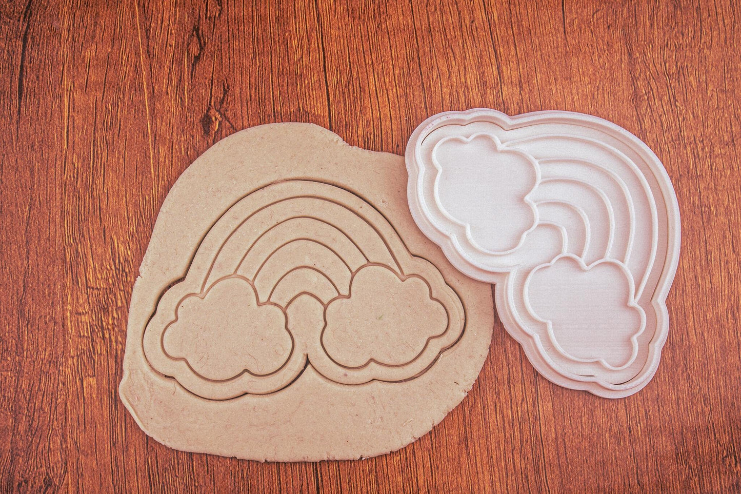 Emporte-pièce Arc-en-Ciel, Créez des Biscuits Colorés et Festifs, Décorations de Fête, Cadeaux Personnalisés et Événements Spéciaux