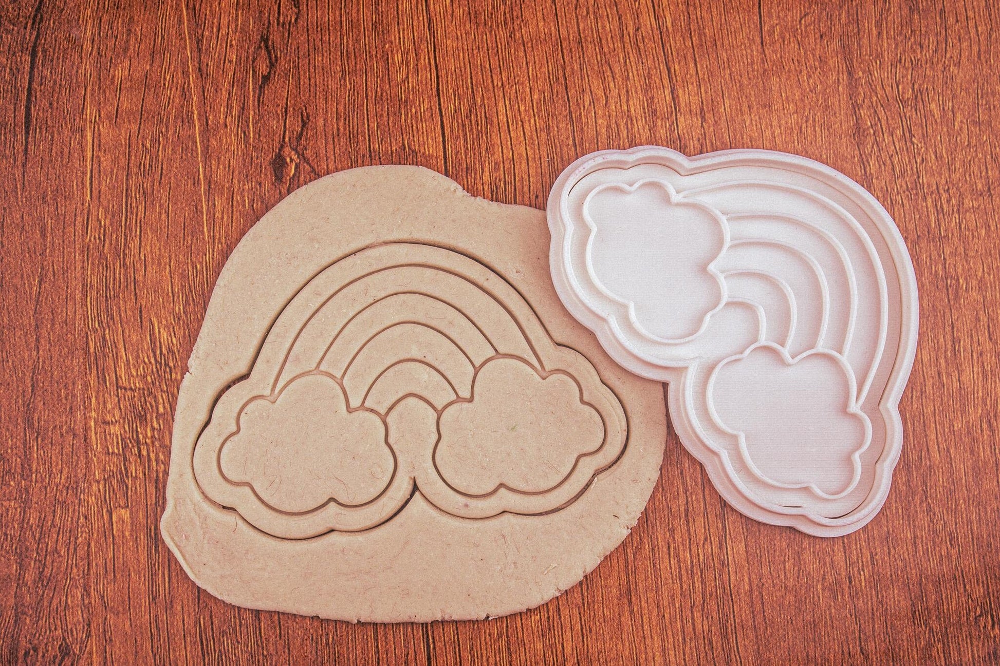 Emporte-pièce Arc-en-Ciel, Créez des Biscuits Colorés et Festifs, Décorations de Fête, Cadeaux Personnalisés et Événements Spéciaux