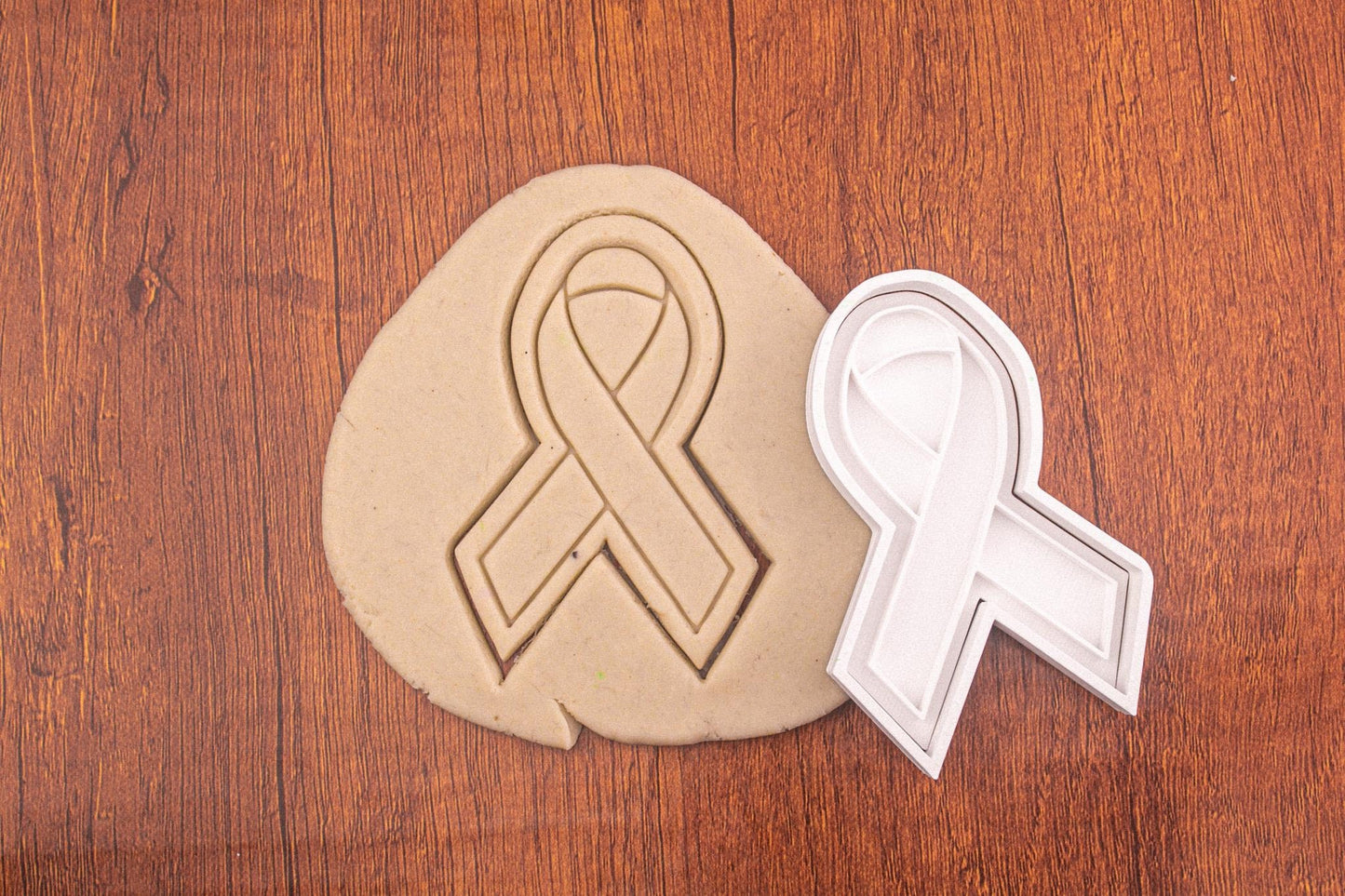 Emporte-pièce Ruban Cancer - Découpe Biscuits Ruban de Soutien, Idéal pour Événements de Sensibilisation, Collectes de Fonds, et Hommages