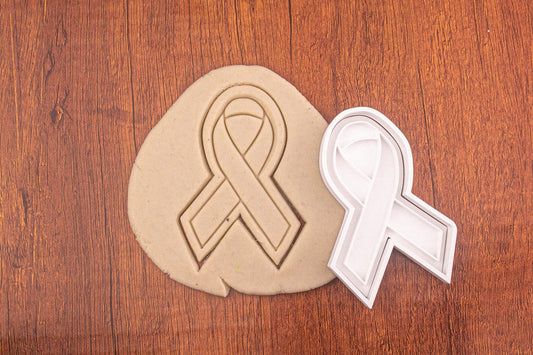 Emporte-pièce Ruban Cancer - Découpe Biscuits Ruban de Soutien, Idéal pour Événements de Sensibilisation, Collectes de Fonds, et Hommages