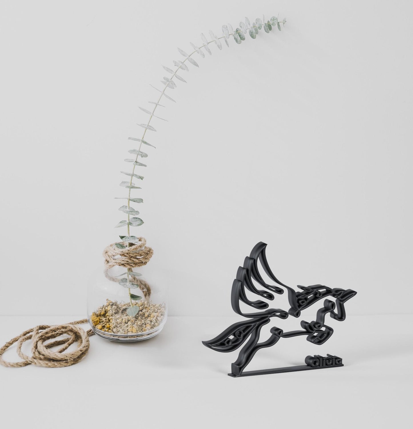 unicorne Dessin au Trait personnalisé - Sculpture Imprimée 3D, Cadeau Unique pour enfants et filles, fan des unicrornes