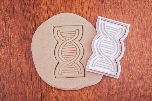 Emporte-pièce ADN - Accessoire Pâtisserie Scientifique et Unique, Idéal pour Biscuits Originaux, Fêtes à Thème et Passionnés de Science