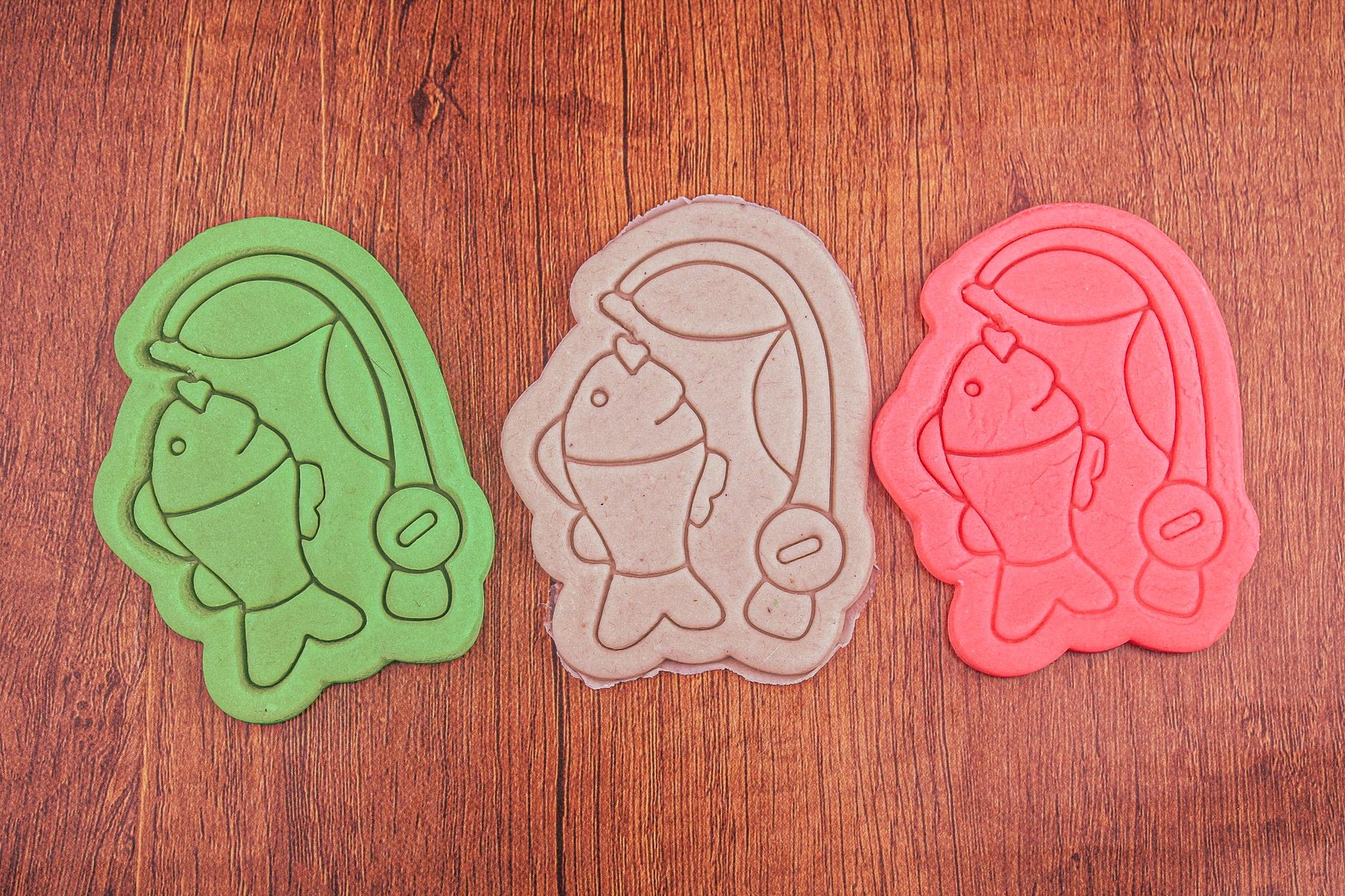 Emporte-pièce Canne à Pêche Créez des Biscuits Originales en Forme de Canne à Pêche, Cadeau Idéal pour les Amoureux de la Pêche et les Fêtes