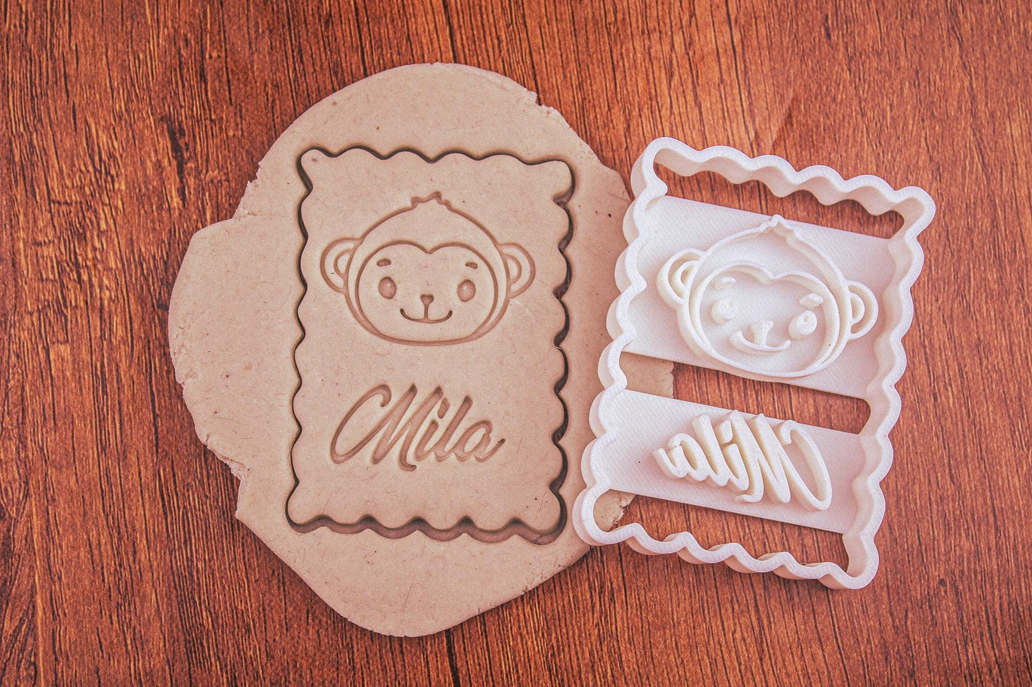 Emporte-pièce Animaux Personnalisé - Créez des Biscuits Uniques avec Prénom ou Message, Cadeau Original et Surprenant