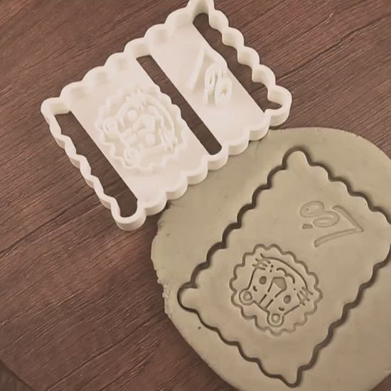 Emporte-pièce Animaux Personnalisé - Créez des Biscuits Uniques avec Prénom ou Message, Cadeau Original et Surprenant