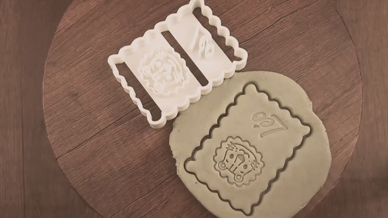 Emporte-pièce Animaux Personnalisé - Créez des Biscuits Uniques avec Prénom ou Message, Cadeau Original et Surprenant