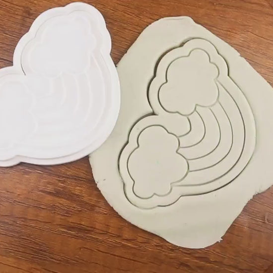 Emporte-pièce Arc-en-Ciel, Créez des Biscuits Colorés et Festifs, Décorations de Fête, Cadeaux Personnalisés et Événements Spéciaux