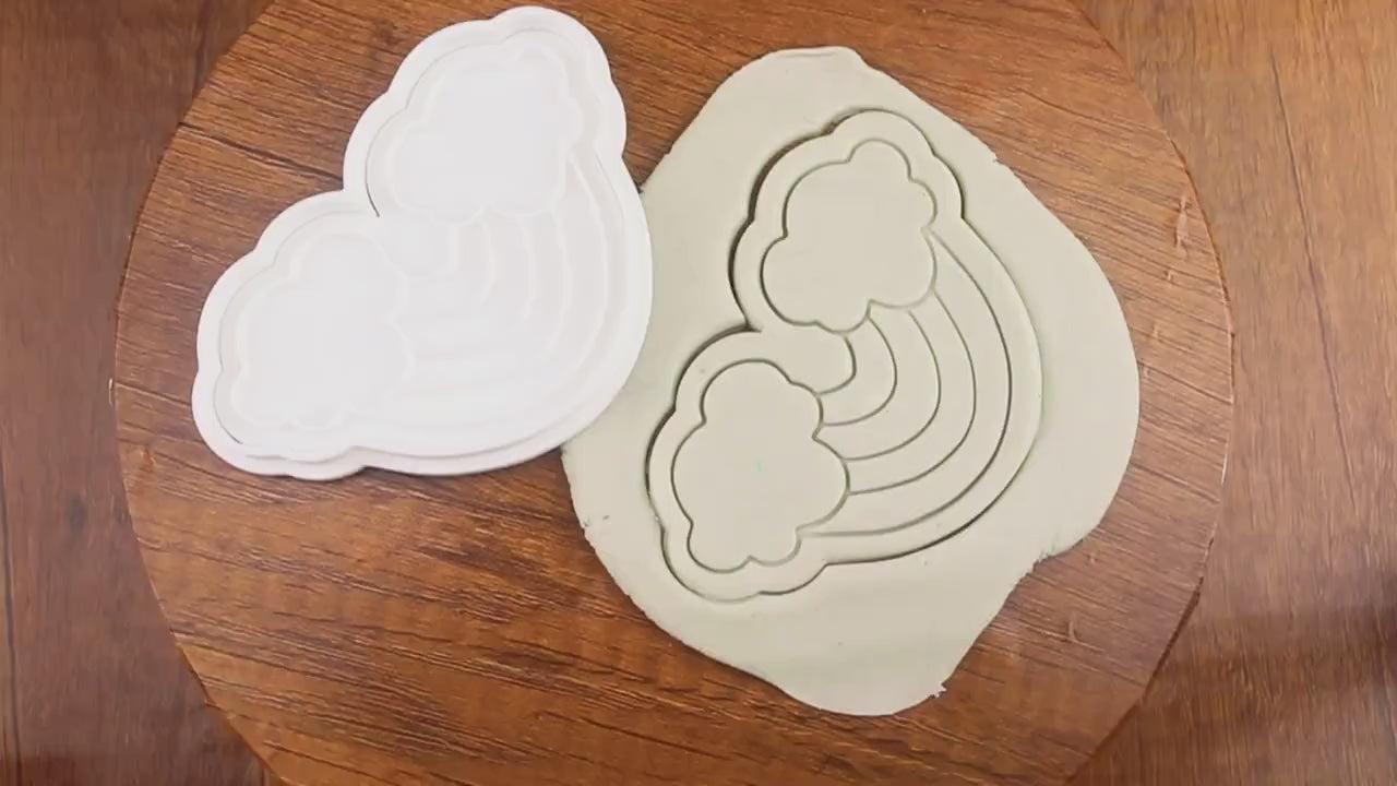 Emporte-pièce Arc-en-Ciel, Créez des Biscuits Colorés et Festifs, Décorations de Fête, Cadeaux Personnalisés et Événements Spéciaux