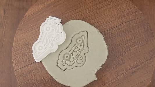 Emporte-pièce Karting - Biscuit Thème Course, Accessoire Pâtisserie Original, Idée Cadeau pour Passionnés de Vitesse et Sports Mécaniques