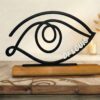 Sculpture Ophtalmo Personnalisée Impression 3D | Figurine Médecin des Yeux Vue | Cadeau Professionnel Santé Visuelle