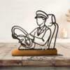 Cadeau Conducteur de Bus Personnalisé - Sculpture 3D Bus Urbain Scolaire  Décoration Bureau Transport  Idée Cadeau Homme Chauffeur Retraite