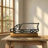 Cadeau Personnalisé Routier - Sculpture 3D Camion Poids Lourd - Décoration Bureau Transport & Logistique - Idée Cadeau Camionneur Retraite