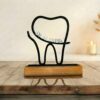 Cadeau Personnalisé Dentiste - Sculpture Dent 3D - Décoration Cabinet - Trophée Médical - Idée Cadeau Assistante et Orthodontiste